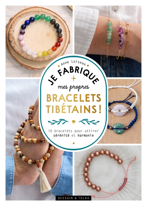 ebook cover of Je fabrique mes propres bracelets tibétains !, by Anne Loiseau