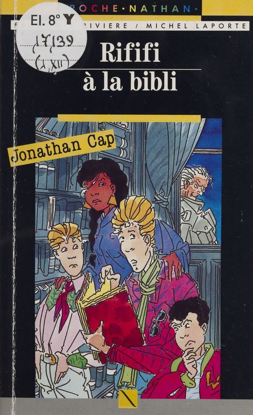 Couverture ebook de Jonathan Cap : Rififi à la bibli, de François Rivière