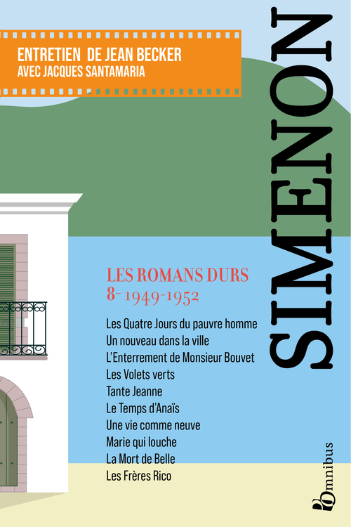 ebook cover of Les Romans durs, Tome 8 1949-1952, by Georges Simenon