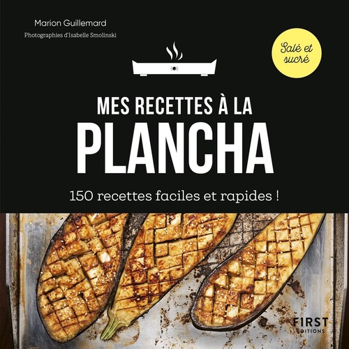 Couverture ebook de Mes recettes à la plancha, de Marion Guillemard, Isabelle Smolinski