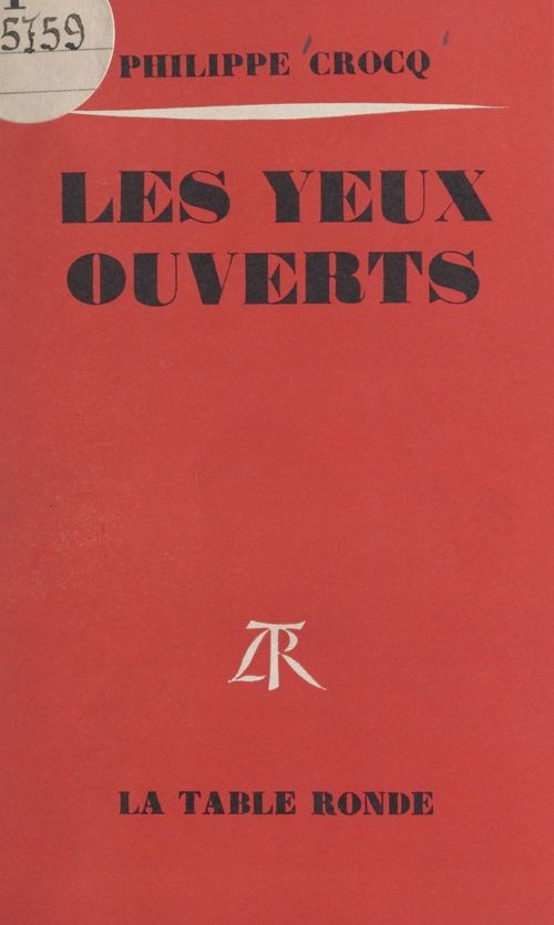 ebook cover of Les yeux ouverts, by Philippe Crocq