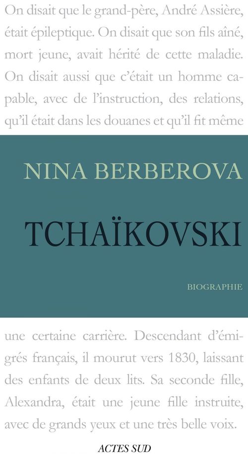 Couverture ebook de Tchaïkovski, de Nina Berberova