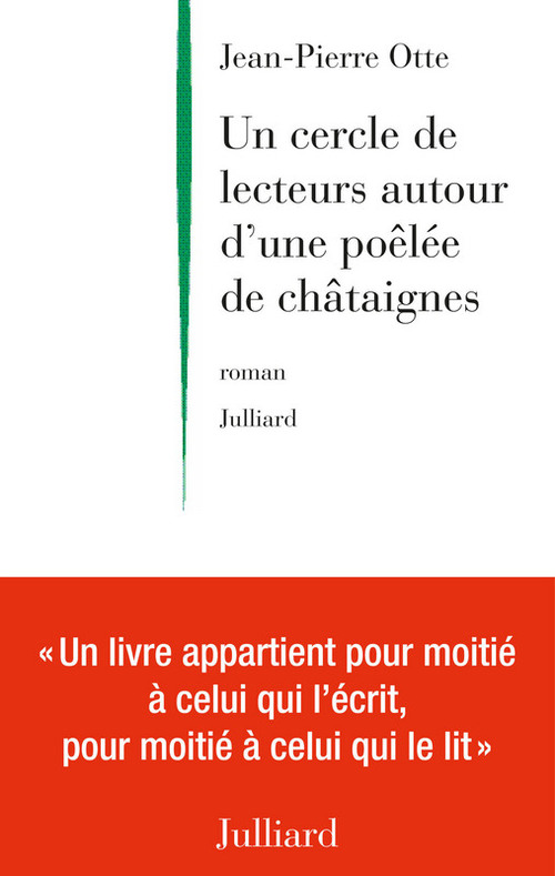 ebook cover of Un cercle de lecteurs autour d'une poêlée de châtaignes, by Jean-Pierre Otte