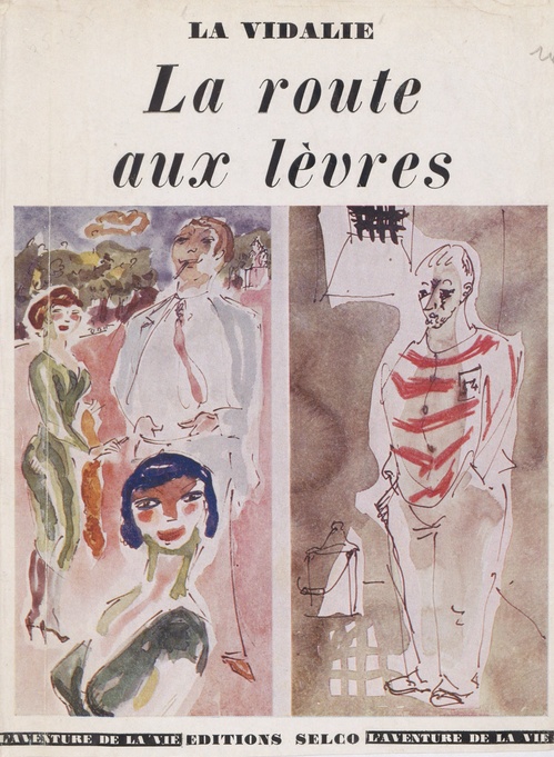 ebook cover of La route aux lèvres, by La Vidalie