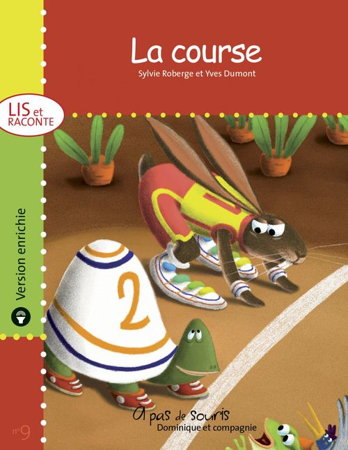 Couverture ebook de La course - version enrichie, de Sylvie Roberge