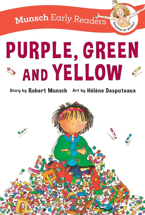 Couverture ebook de Purple, Green and Yellow Early Reader, de Robert Munsch
