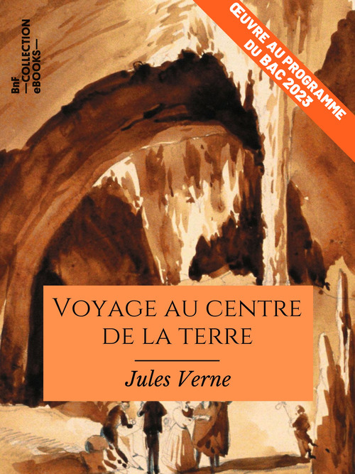 ebook cover of Voyage au centre de la Terre, by Jules Verne