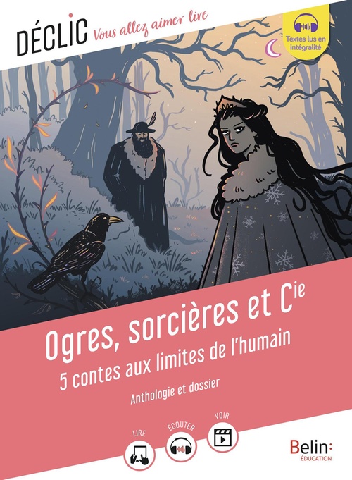 ebook cover of Ogres, sorcières et Cie : 5 contes aux limites de l'humain, by Catherine Moreau