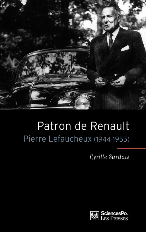 Couverture ebook de Patron de Renault, de Cyrille Sardais