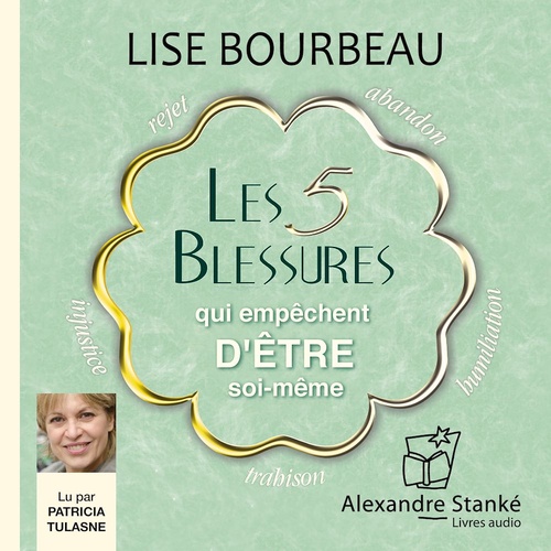 audiobook cover of Les 5 blessures qui empêchent d'être soi-même, by Lise Bourbeau