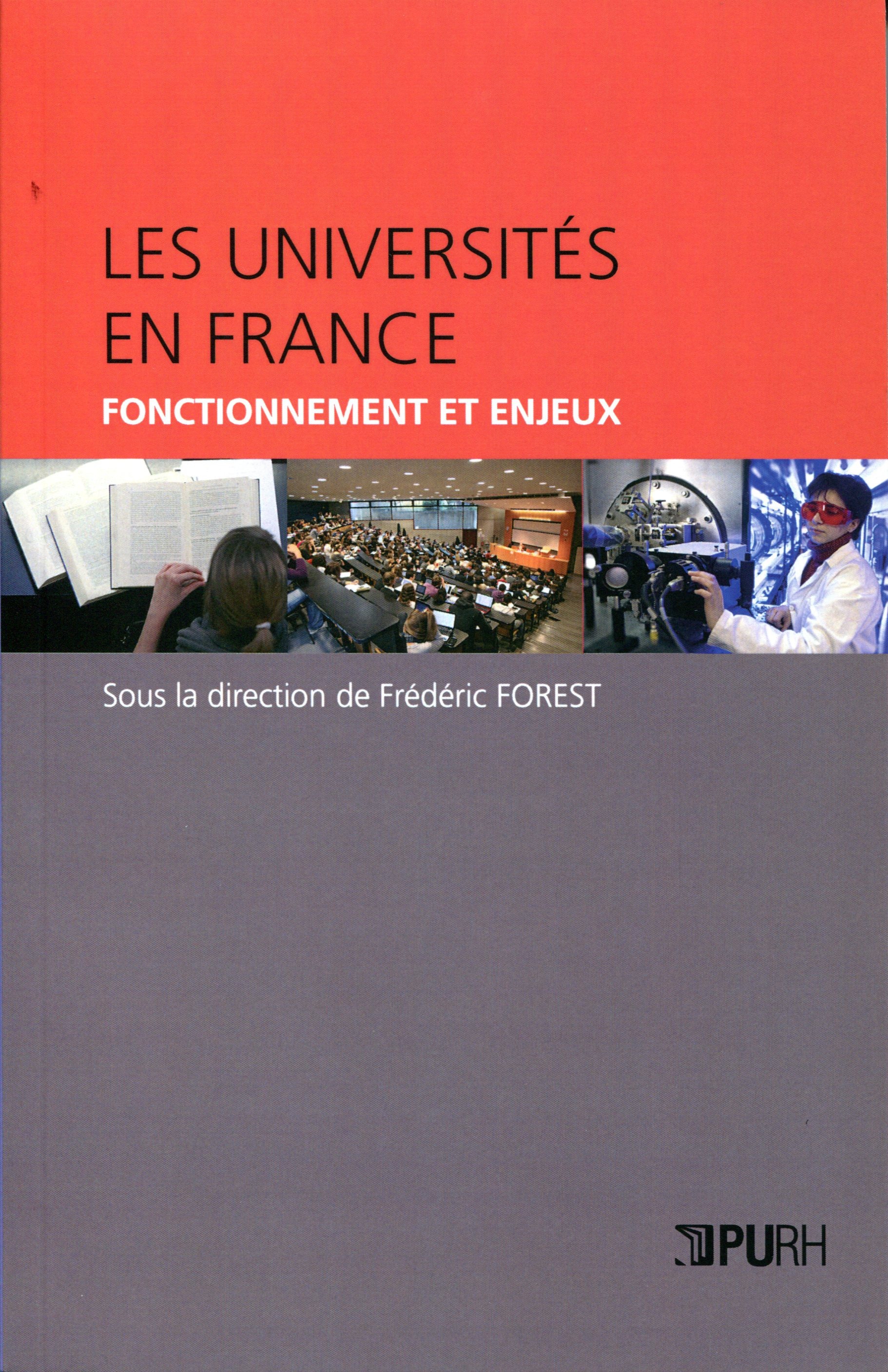 Couverture ebook de Les universités en France, de Frédéric Forest