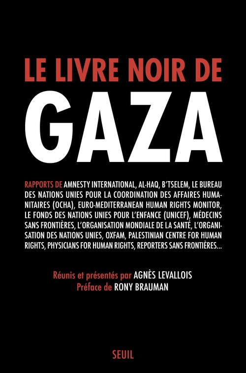 Couverture ebook de Le Livre noir de Gaza, de Collectif, Agnès Levallois
