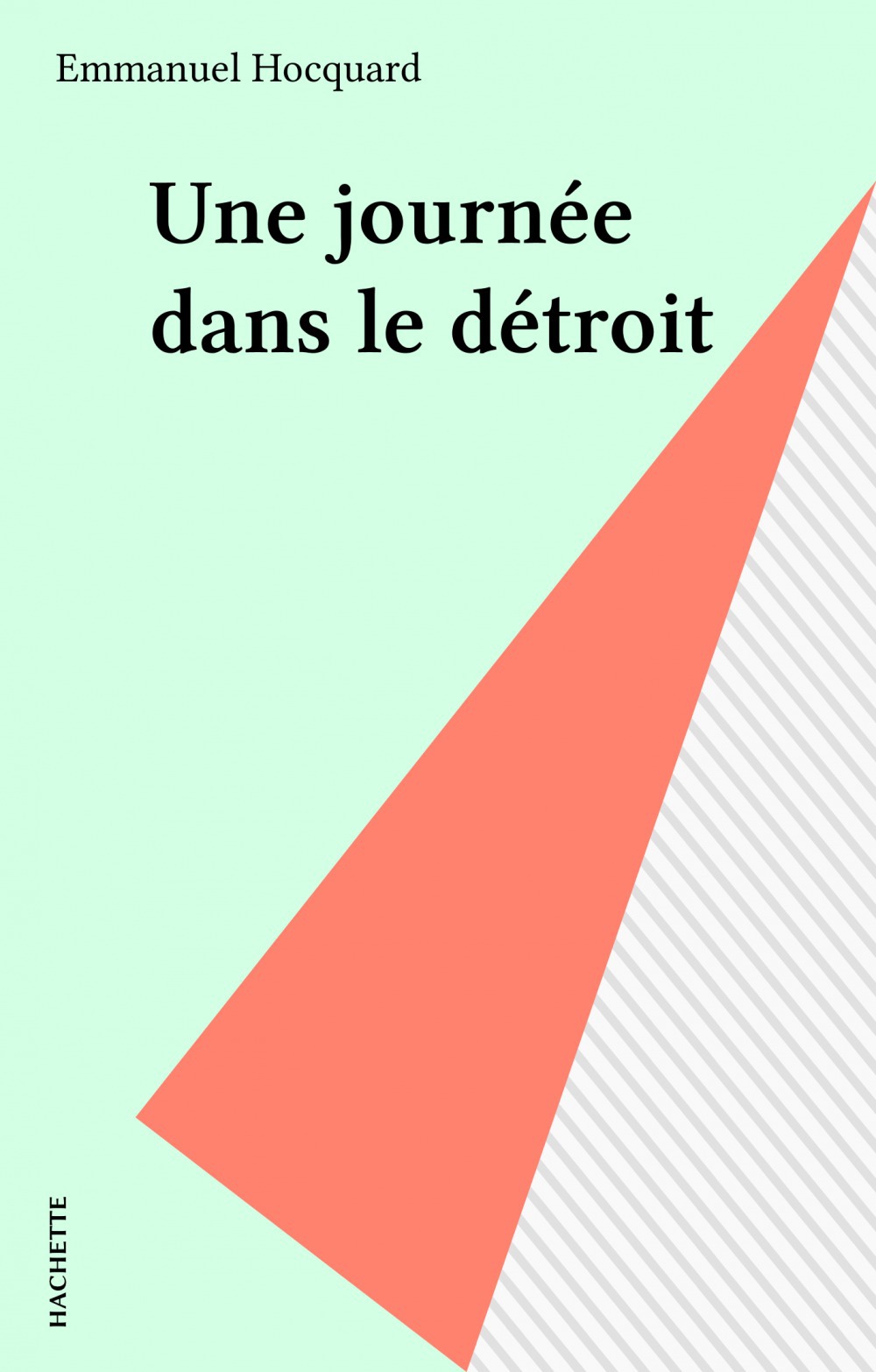 ebook cover of Une journée dans le détroit, by Emmanuel Hocquard