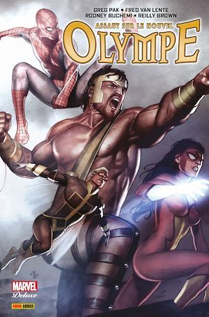 ebook cover of Assaut sur le Nouvel Olympe, by Greg Pak, Fred Van lente, Reilly Brown, Rodney Buchemi, Francoise Effosse-Roche