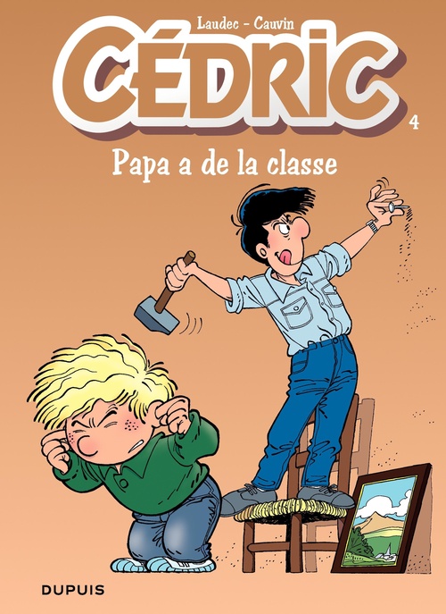 Couverture ebook de Cédric - Tome 4 - Papa a de la classe, de Raoul Cauvin, Laudec