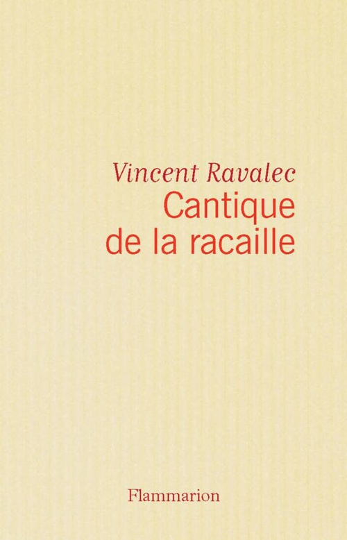 Couverture ebook de Cantique de la racaille, de Ravalec Vincent