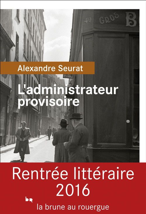 Couverture ebook de L'administrateur provisoire, de Alexandre Seurat