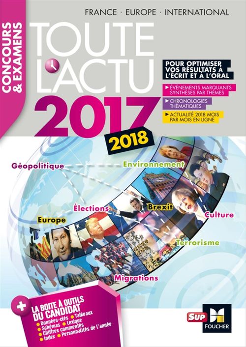 ebook cover of Toute l'actu 2017 - Concours & examens - Sujets et chiffres clefs de l'actualité 2017, by Pierre Savary