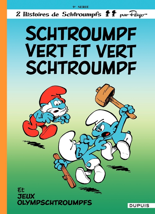 ebook cover of Les Schtroumpfs - Tome 9 - Schtroumpf Vert et Vert Schtroumpf, by Peyo