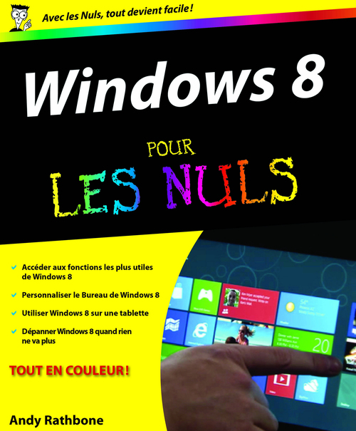 ebook cover of Windows 8 pour les nuls, by Andy Rathbone