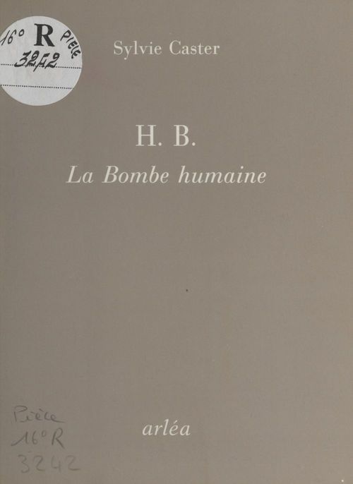ebook cover of H.B., la bombe humaine, by Sylvie Caster