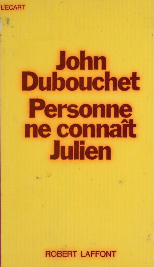 ebook cover of Personne ne connaît Julien, by John Dubouchet