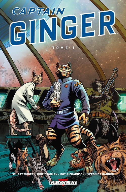 ebook cover of Captain Ginger T01, by June Brigman, Veronica Gandini, Stuart Moore, Roy Richardson