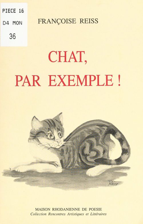 ebook cover of Chat, par exemple !, by Francoise Reiss