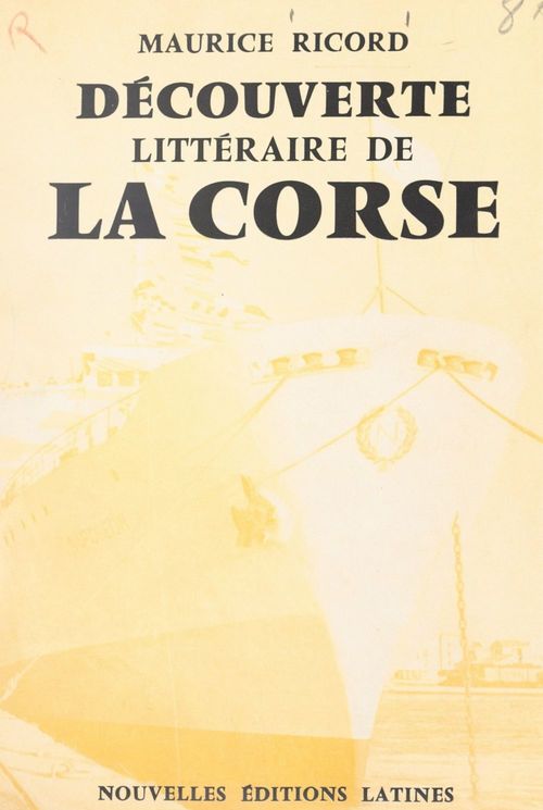 Couverture ebook de Découverte littéraire de la Corse, de Maurice Ricord
