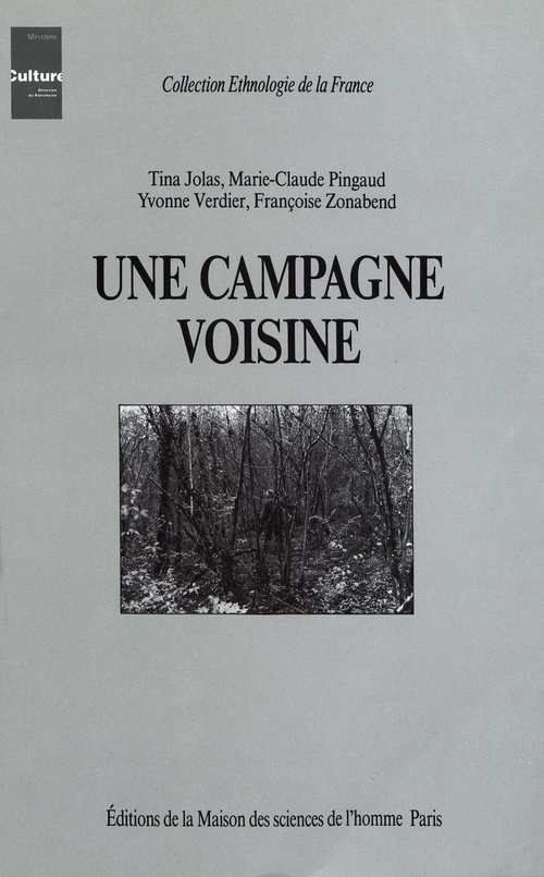 ebook cover of Une campagne voisine, by Tina Jolas, Marie-Claude Pingaud, Yvonne Verdier, Françoise Zonabend