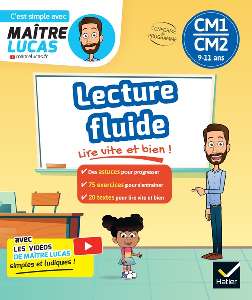 ebook cover of Lecture fluide CM1-CM2 - 10-11 ans, by Stéphanie Grison