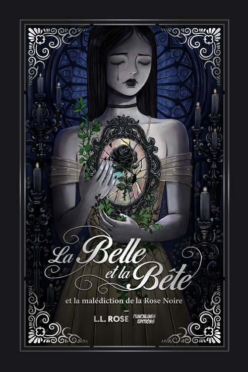 ebook cover of La Belle et la Bête : la malédiction de la rose noire - Romance et Sortilège, by L. L. Rose