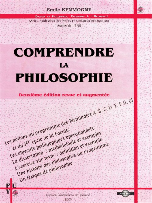 ebook cover of Comprendre la philosophie, by Emile Kenmogne