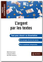 Couverture ebook de L'argent par les textes, de Michèle Navaro, François Pepin, Mathilde Sorel