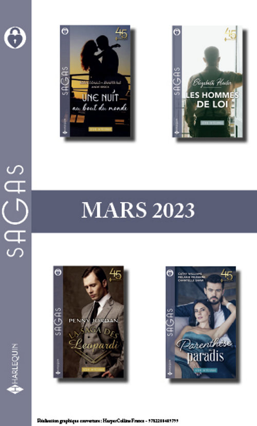 Couverture ebook de Pack mensuel Sagas - 12 romans (Mars 2023), de Collectif