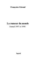 Couverture ebook de La rumeur du monde, de Françoise Giroud