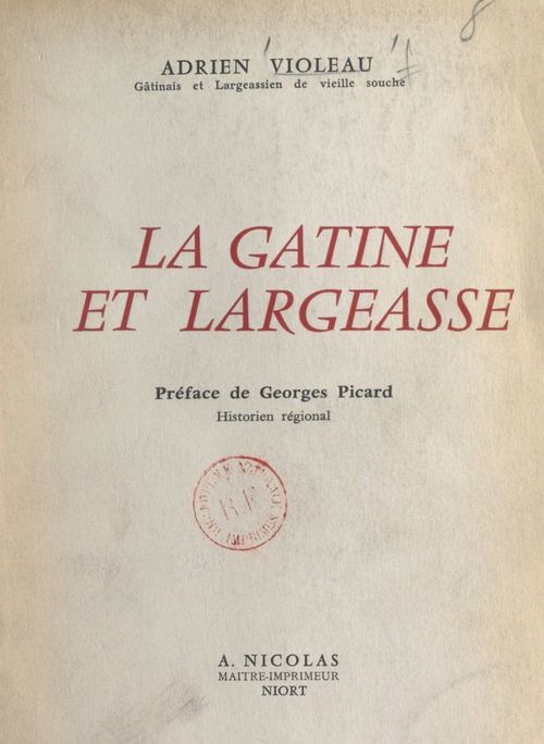 ebook cover of La Gatine et Largeasse, by Adrien Violeau