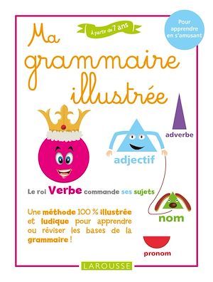Couverture ebook de Ma grammaire illustrée, de Collectif