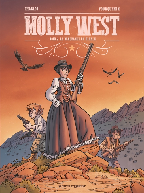 Couverture ebook de Molly West - Tome 02, de Xavier Fourquemin