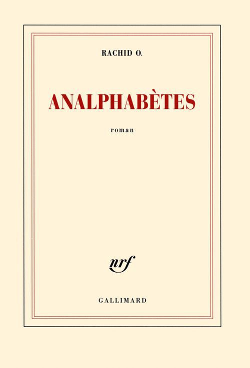 ebook cover of Analphabètes, by Rachid O.