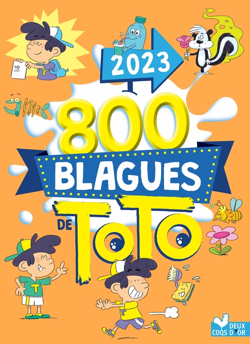 Couverture ebook de 800 blagues de Toto 2023, de Collectif