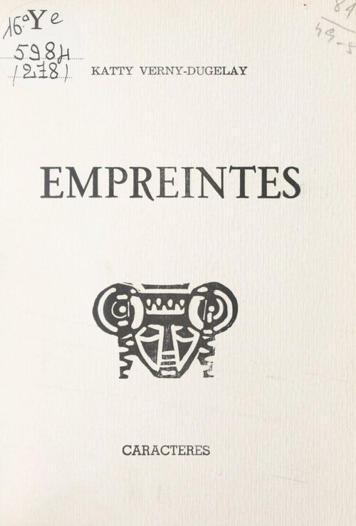 ebook cover of Empreintes, by Katty Verny-dugelay