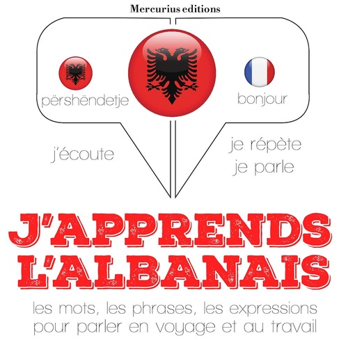 Couverture audiobook de J'apprends l'albanais, de JM Gardner