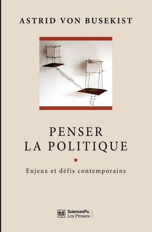 ebook cover of Penser la politique, by Astrid Von Busekist