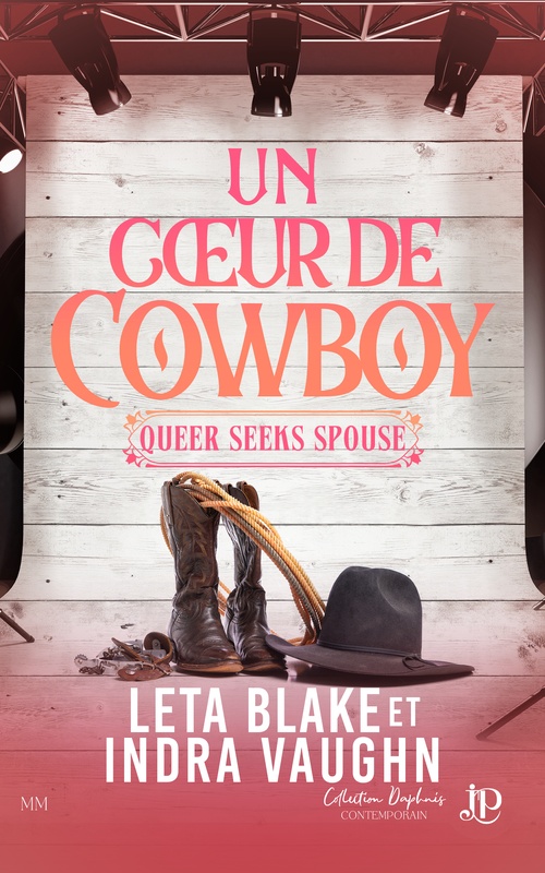 ebook cover of Queer seeks spouse : Un coeur de cowboy, by Leta Blake, Indra Vaughn