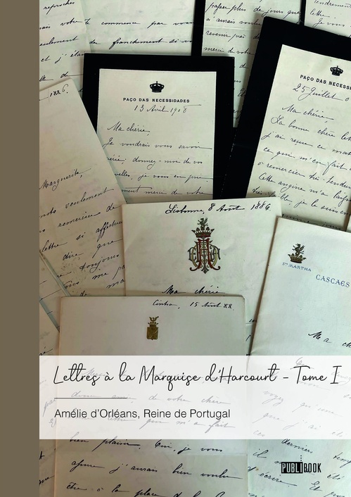 Couverture ebook de Lettres à la Marquise d'Harcourt, de Fortunade Daviet-Noual