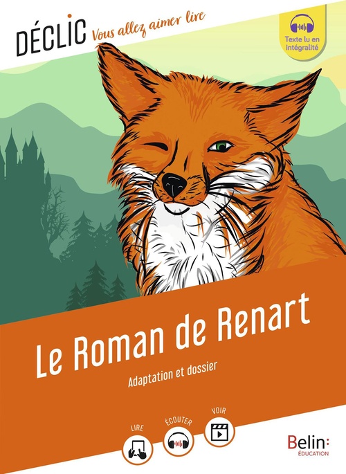 Couverture ebook de Le Roman de Renart (Version adaptée), de Gaëlle Brodhag