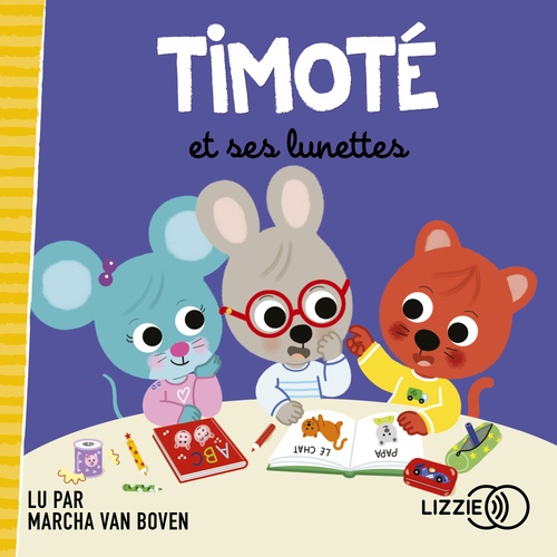 Couverture audiobook de Timoté et ses lunettes, de Emmanuelle Massonaud, Mélanie Combes