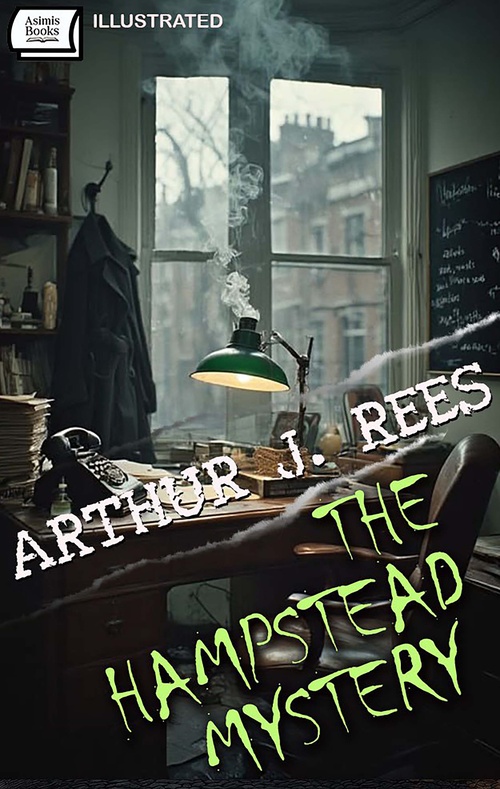 ebook cover of The Hampstead Mystery. Illustrated, by Arthur J. Rees