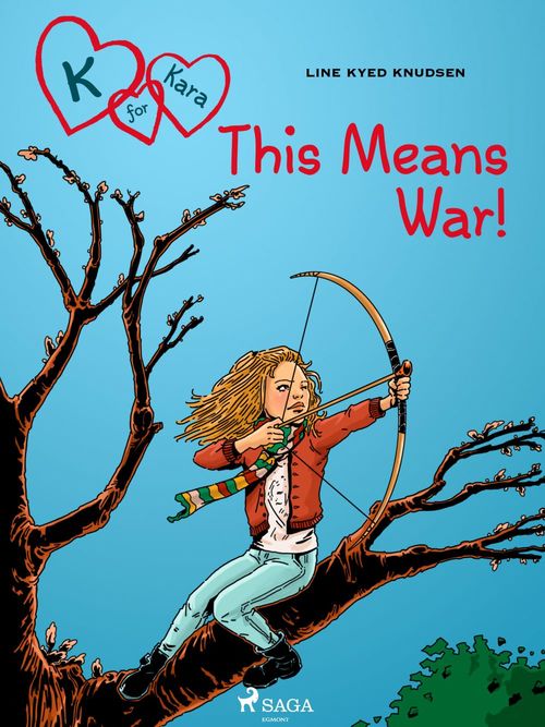 Couverture ebook de K for Kara 6 - This Means War!, de Line Kyed Knudsen